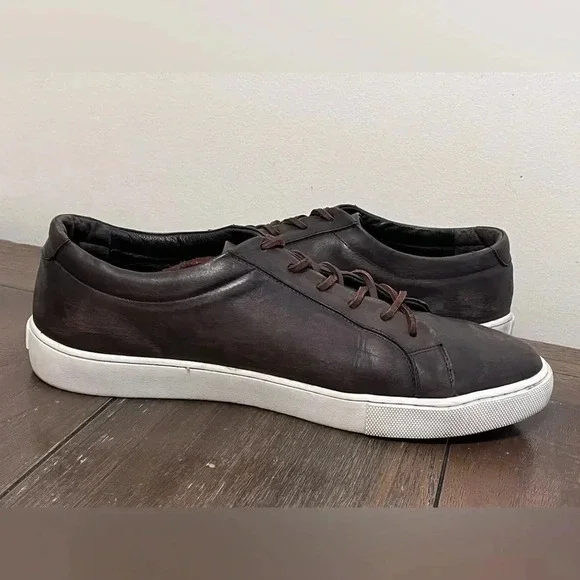 Freebird Newport Brown Leather Sneakers Mens size 12 - Picture 8 of 11